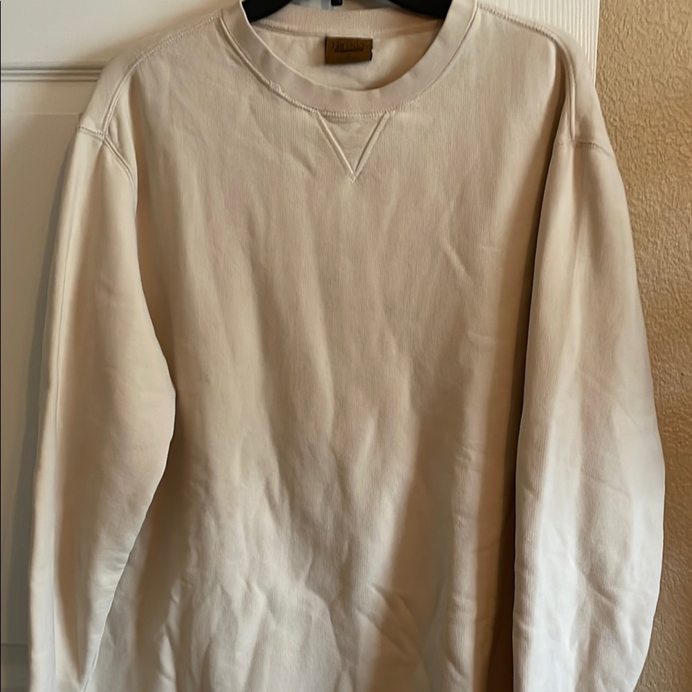 Big Sky Men's Crewneck Sweater in Cream